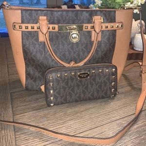 mk purse & wallet set